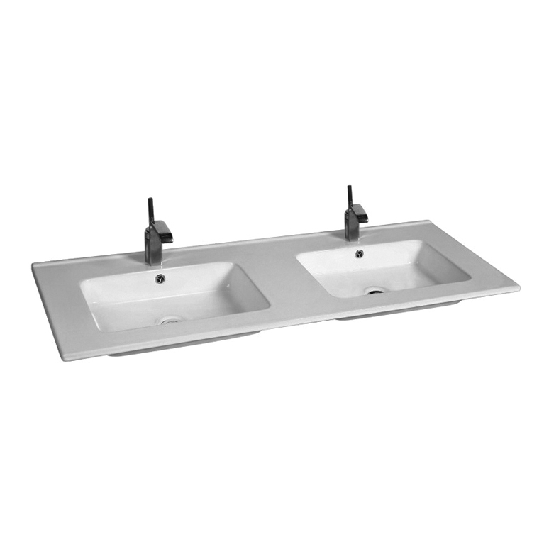 YS27295-120D	Ceramic cabinet basin, vanity basin, lavatory sink;