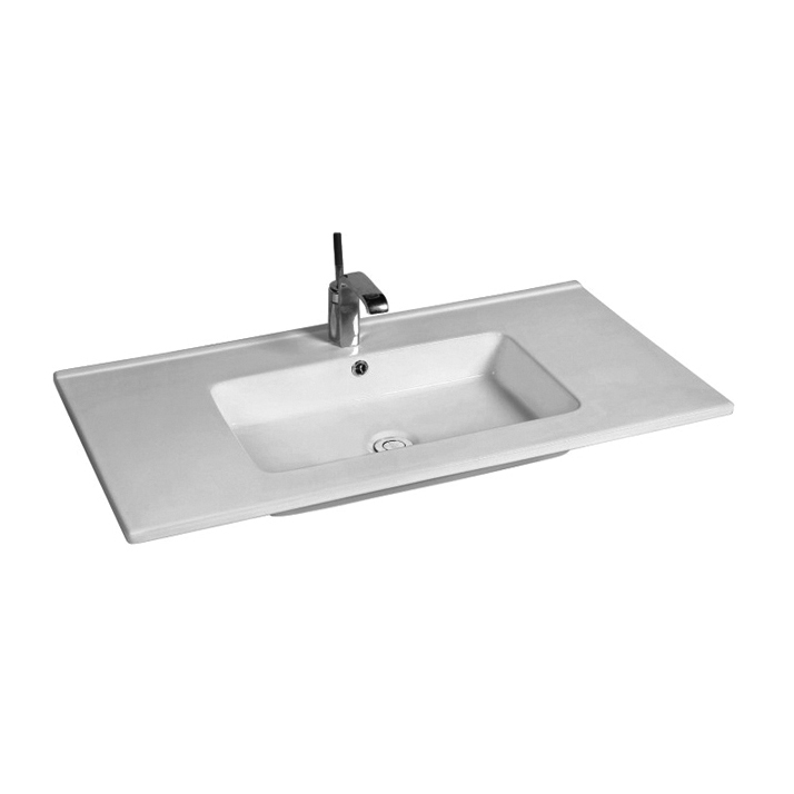 YS27295-90	Ceramic cabinet basin, vanity basin, lavatory sink;