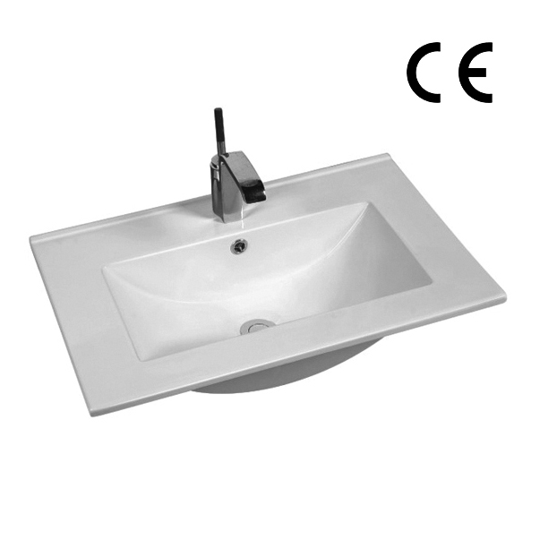 YS27297-60	Ceramic cabinet basin, vanity basin, lavatory sink;