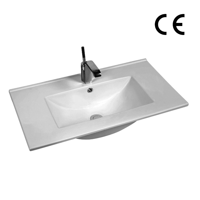 YS27297-70	Ceramic cabinet basin, vanity basin, lavatory sink;