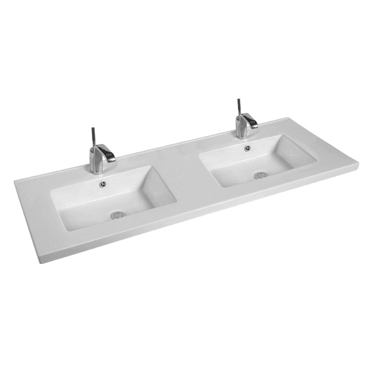 YS27300-120D	Ceramic cabinet basin, vanity basin, lavatory sink;