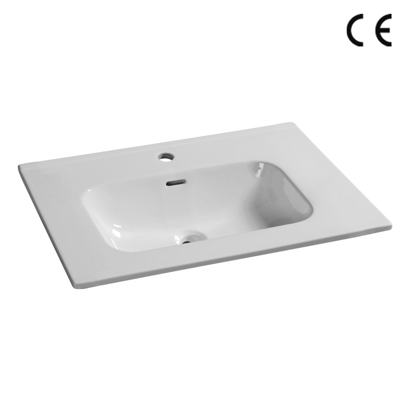 YS27310-75	Ceramic cabinet basin, vanity basin, lavatory sink;