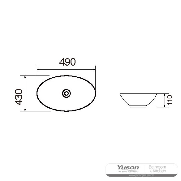 ys28347 เซรามิกเหนืออ่างเคาน์เตอร์อ่างศิลปะอ่างเซรามิก;