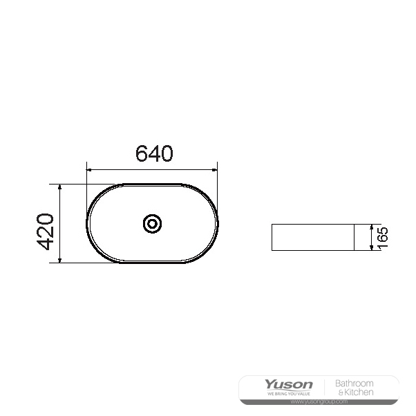 ys28371 เซรามิกเหนืออ่างเคาน์เตอร์อ่างศิลปะอ่างเซรามิก;