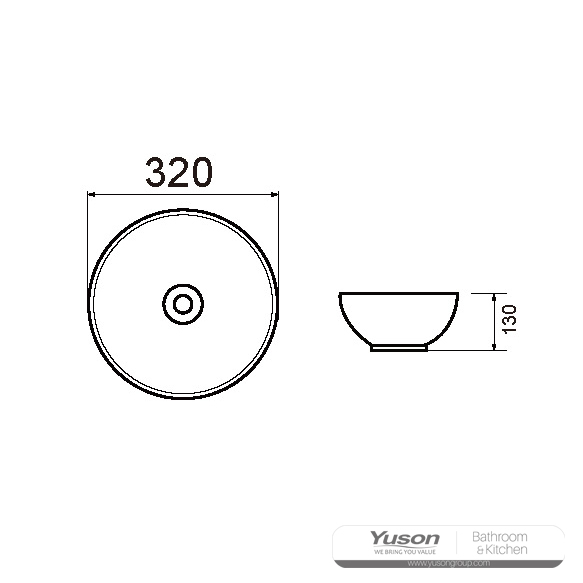 ys28392 เซรามิกเหนืออ่างเคาน์เตอร์อ่างศิลปะอ่างเซรามิก;