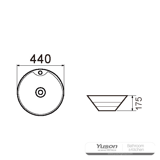 ys28422 เซรามิกเหนืออ่างเคาน์เตอร์อ่างศิลปะอ่างเซรามิก;