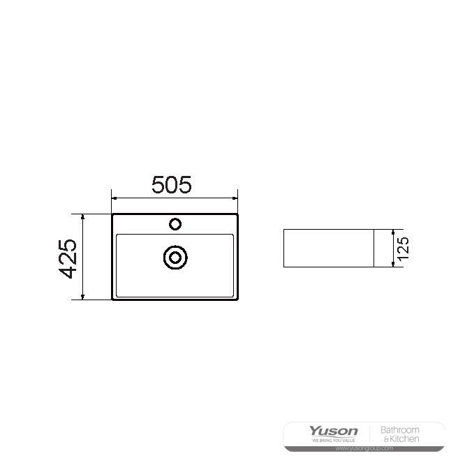 ys28437 เซรามิกเหนืออ่างเคาน์เตอร์อ่างศิลปะอ่างเซรามิก;