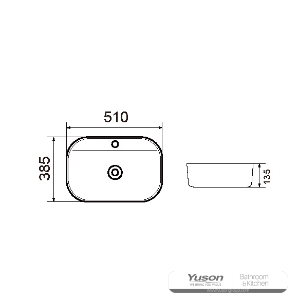 ys28459 เซรามิกเหนืออ่างเคาน์เตอร์อ่างศิลปะอ่างเซรามิก;