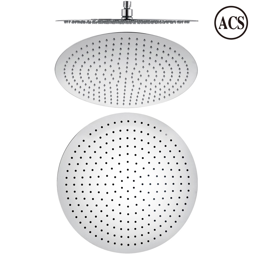 YS78601-18	SUS304 ultra-thin 2mm  shower head, rain shower head;