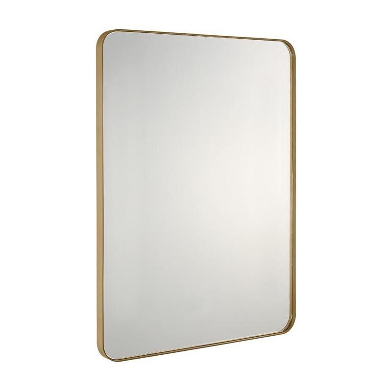 ys57006-70 กระจกห้องน้ำกระจกกรอบทองเหลือง