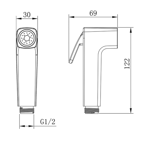 ys36076 abs shataff, เครื่องพ่นสารเคมี, เครื่องฉีดน้ำล้าง