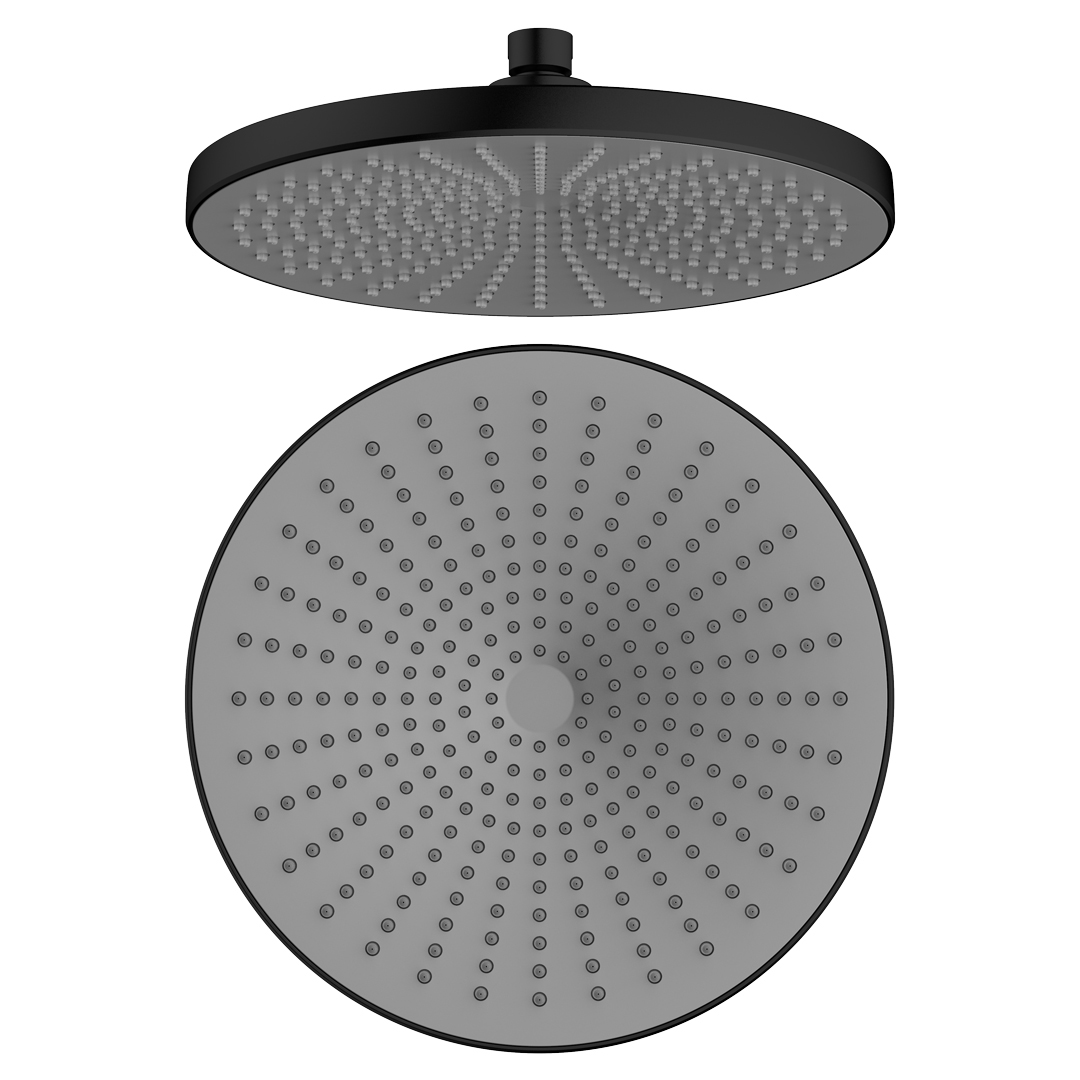 YS31500T-MB	ABS shower head, rain shower, top shower