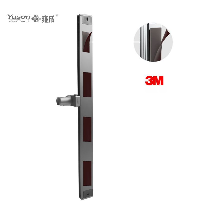 YS33132	Flat Design Aluminum Sliding Shower Set, 3-Function Silicon Nozzles, PFFC Shower Hose