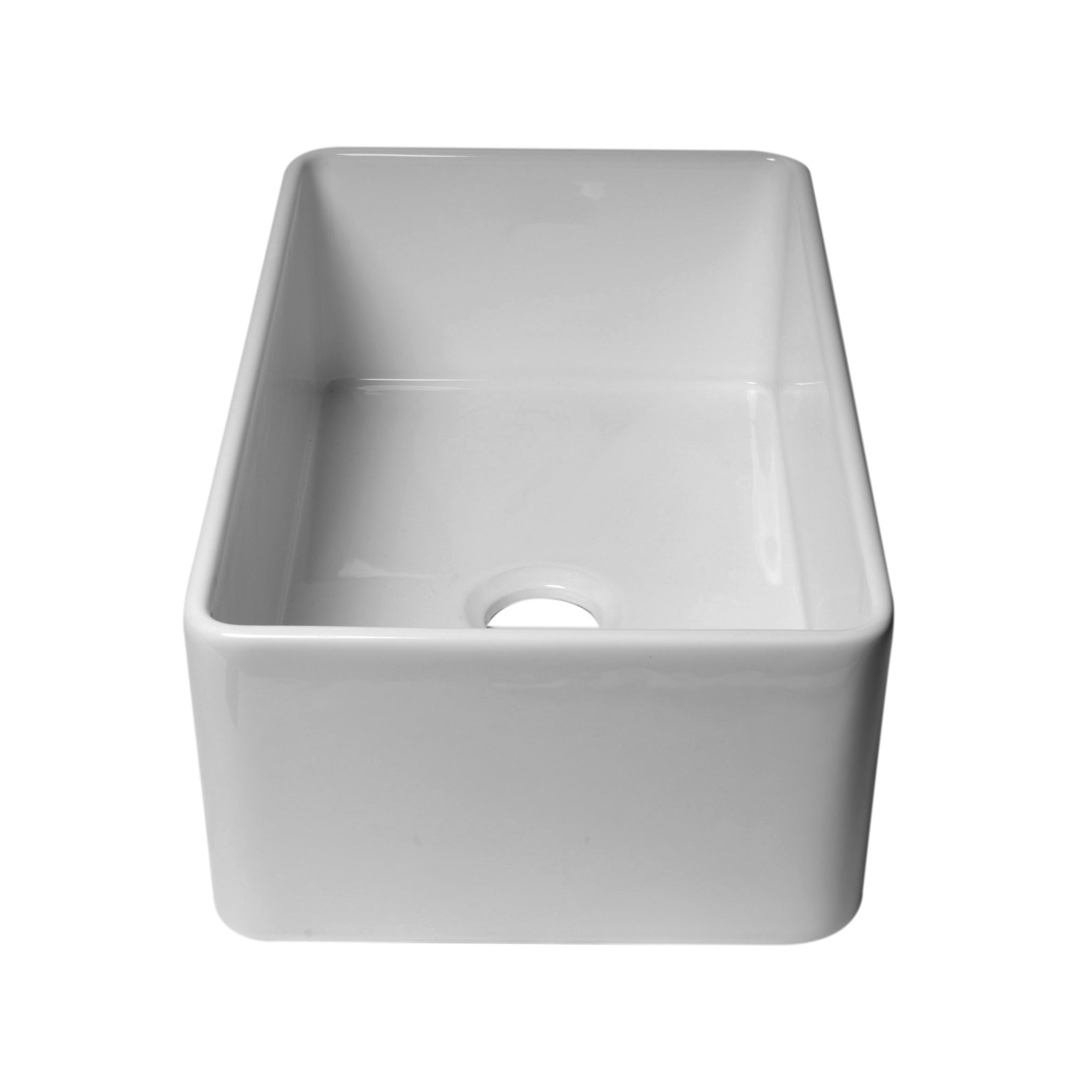 YS27101-3018	Manufacturer 30x18 Inch FFC Fine Fireclay China Apron front kitchen sink single bowl Butler sink