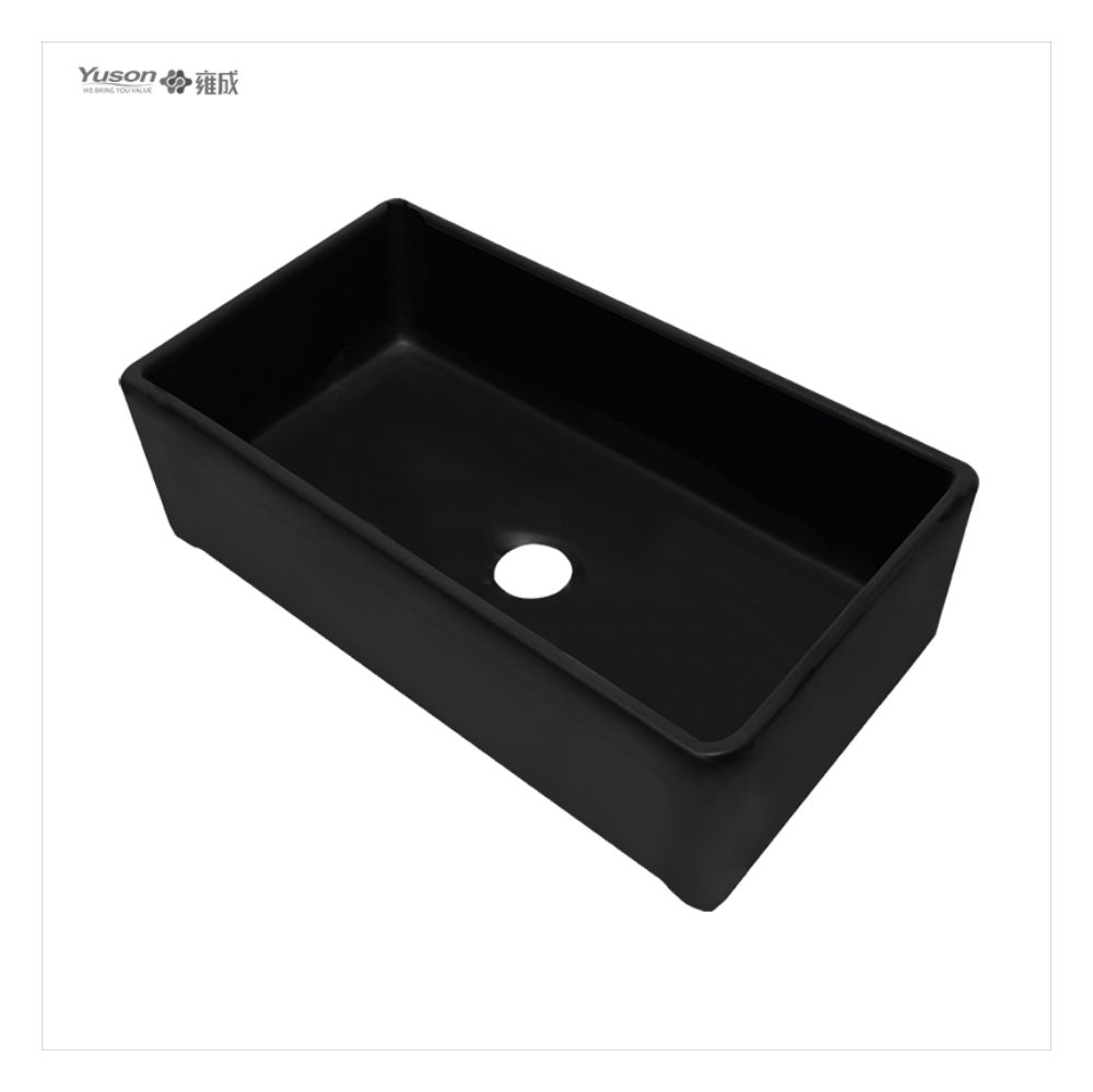 YS27102-3018	Manufacturer 30x18 Inch FFC Fine Fireclay China Apron front kitchen sink single Farm sink