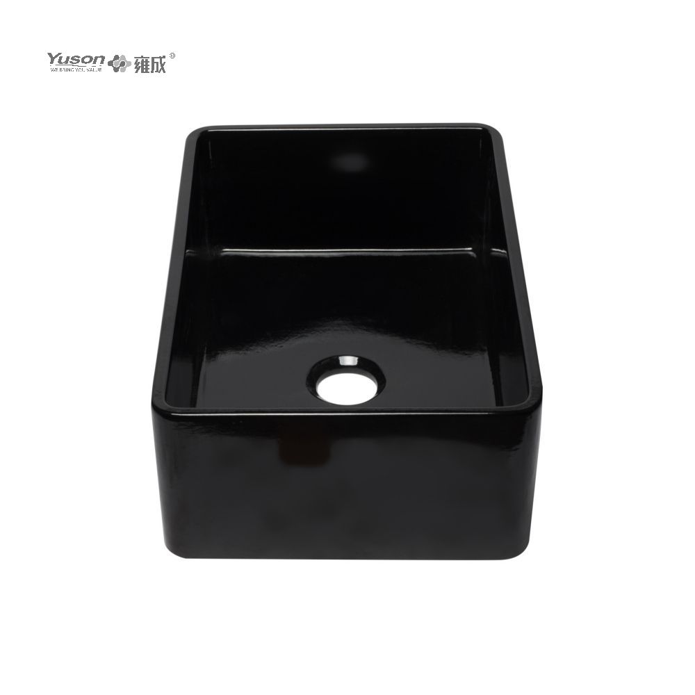 YS27102-3018	Manufacturer 30x18 Inch FFC Fine Fireclay China Apron front kitchen sink single Farm sink