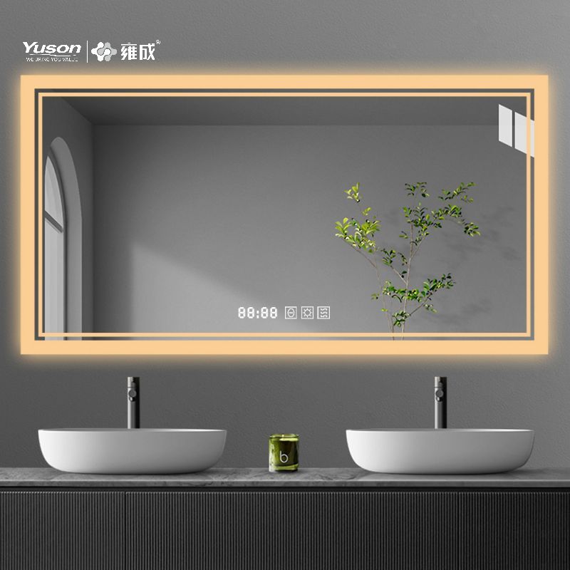 YS57103	Mordern Rectangle Shape bathroom mirror, LED mirror, Fogless LED mirror