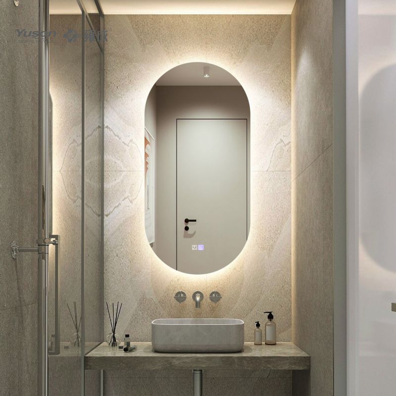 YS57203	Mordern Round Shape LED bathroom mirror, Backlit bathroom mirror