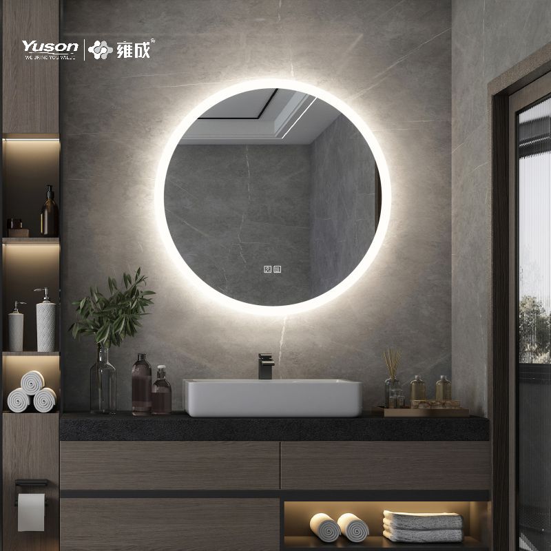 YS57203	Mordern Round Shape LED bathroom mirror, Backlit bathroom mirror