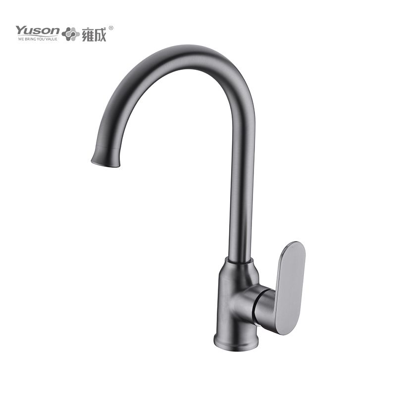 2012-50 Brass sleek deck-mounted hot&cold water mixer, kitchen sink faucet