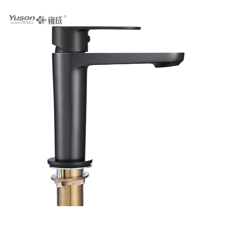 2027-30 Brass Faucet Single lever deck-mounted hot&cold water basin mixer