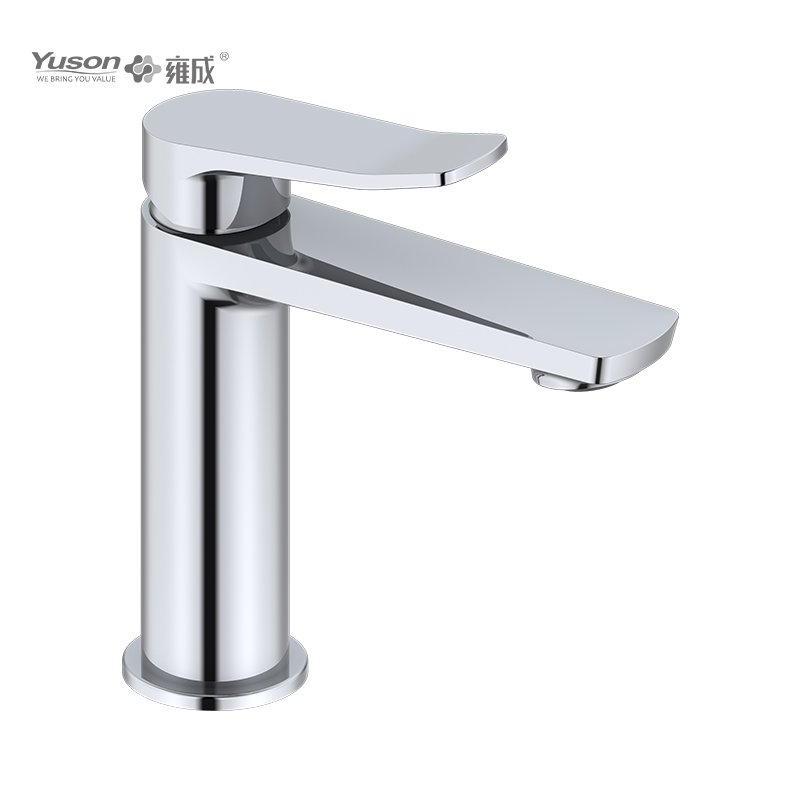 3074-30 Brass Faucet single lever deck-mounted hot&cold water  basin mixer w/o brass pop up waste