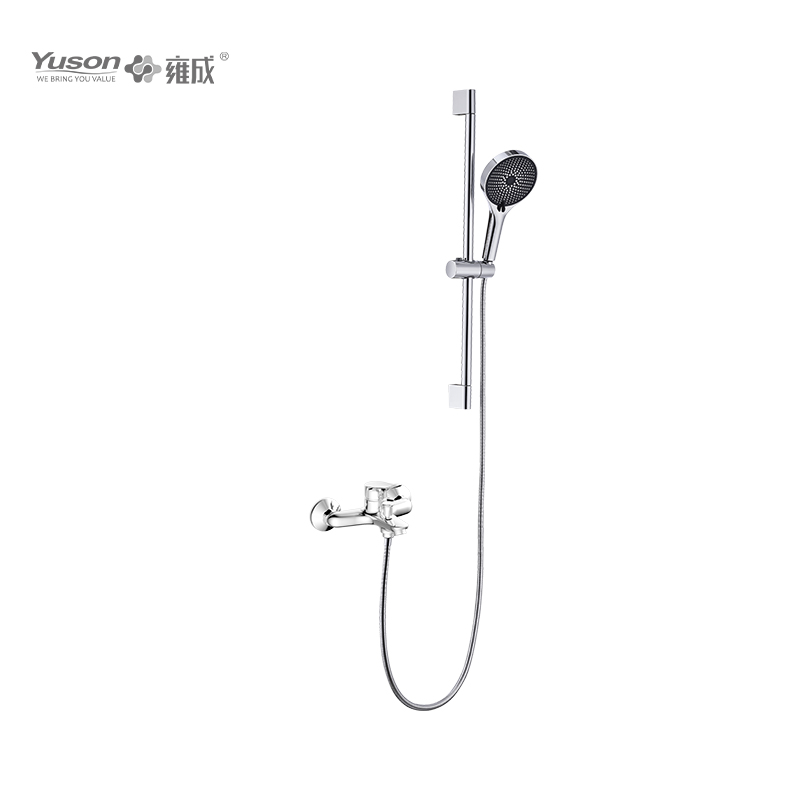 3076-10 Brass faucet single lever wall-mounted hot&cold water bath&shower mixer w/o shower set