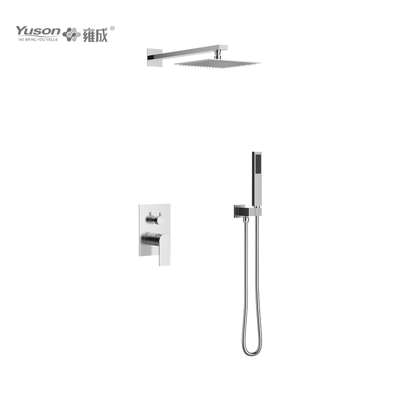 3163-22K1 SS 316L Single lever wall-mounted shower mixer with  sliding shower kit