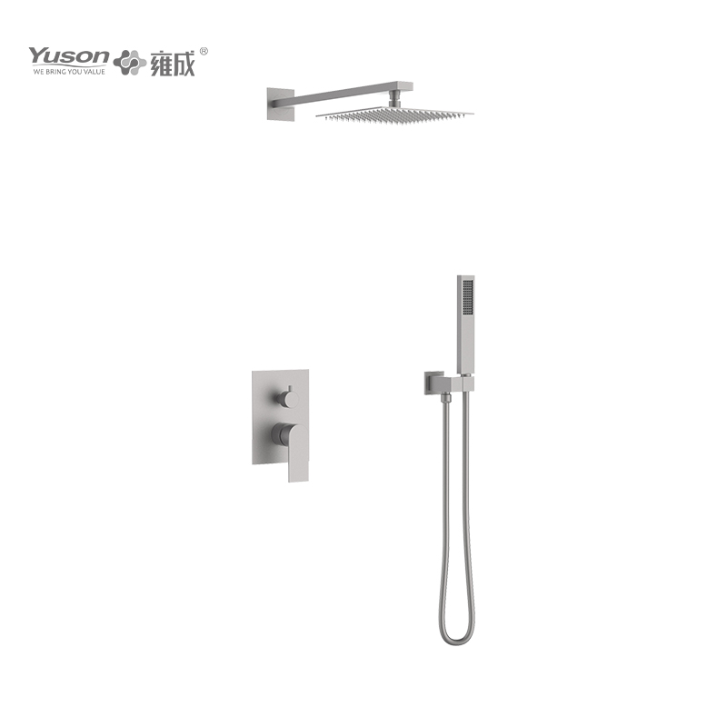 3163-22K1 SS 316L Single lever wall-mounted shower mixer with  sliding shower kit