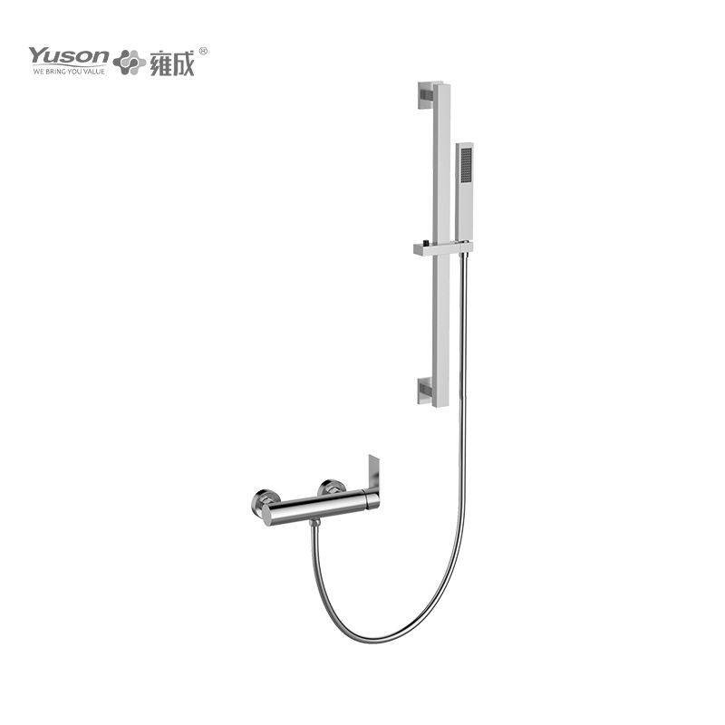 3163-24K1 SS 316L Single lever wall-mounted shower mixer with  sliding shower kit