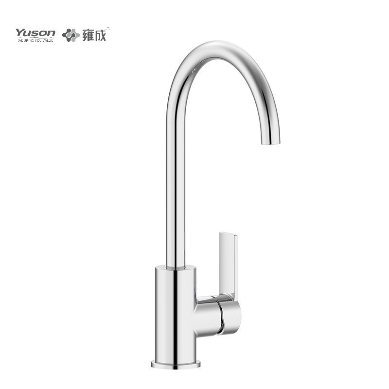 3378-50 Brass Faucet single lever deck-mounted hot&cold water kitchen faucet