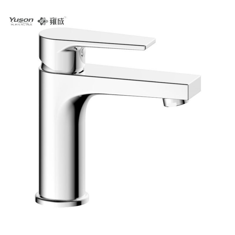 3397-30 Brass Faucet Single Lever deck-mounted hot&cold water basin mixer w/o brass pop up waste