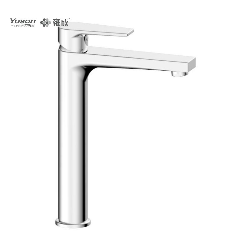 3397-31 Brass Faucet Single Lever deck-mounted hot&cold water high basin mixer w/o brass pop up waste