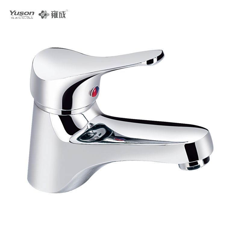 4134-30	Brass Faucet DVGW Certified Single Lever hot/cold water deck-mounted basin mixer