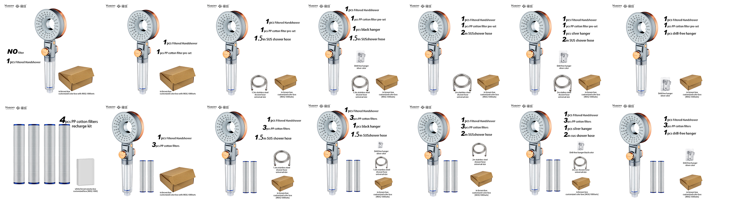 P1101 ABS hand held shower