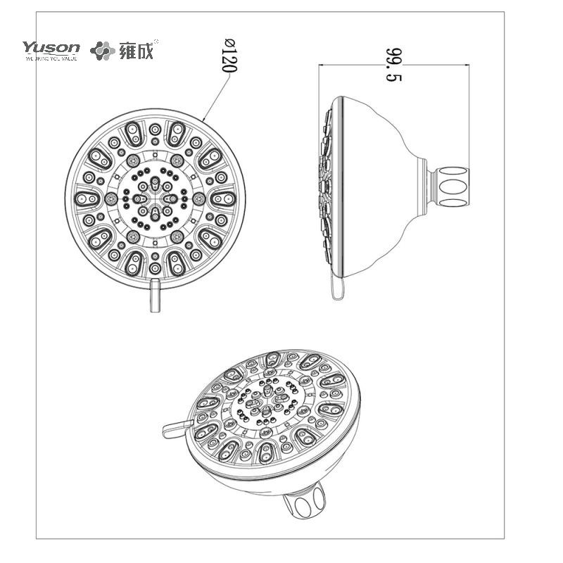 YS31511T  Rain Showerhead