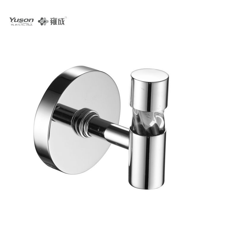 10388 Sleek Bathroom accessories, Robe hook, Zinc/Brass/SUS robe hook, wall- mounted(Series 10300)