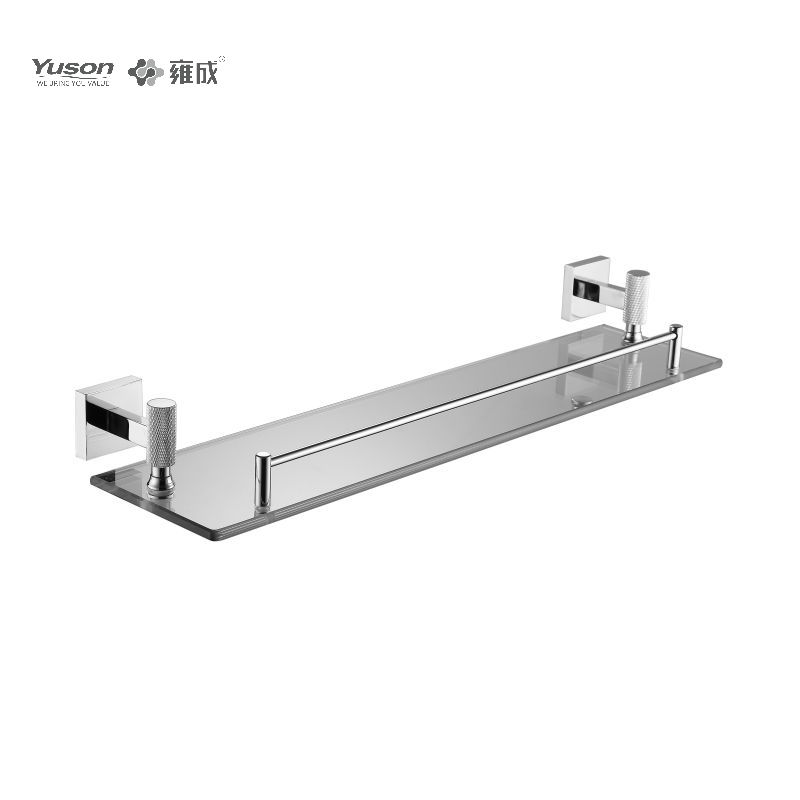 10487 Sleek Bathroom accessories, Towel shelves, Storage shelf, Glass shelf, Tempered Glass, wall- mounted(Series 10400)