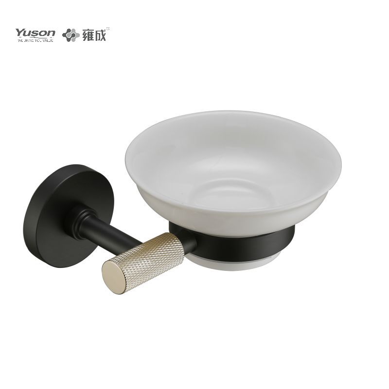 10585 Sleek Bathroom accessories, Soap dishes, with Glass dish,Zinc/Brass/SUS Soap holder, wall- mounted(Series 10500)