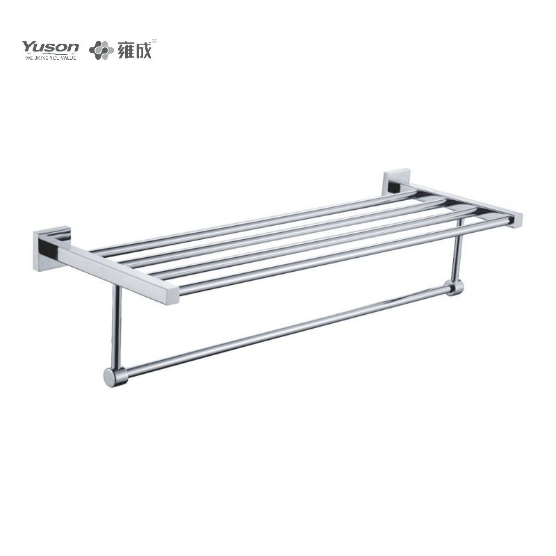 10662 Sleek Bathroom accessories, Towel shelves, Towel rack, Zinc/Brass/SUS Towel holder, wall- mounted(Series 10600)