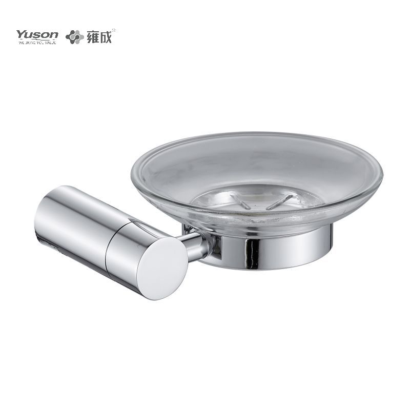 10685 Sleek Bathroom accessories, Soap dishes, with Glass dish,Zinc/Brass/SUS Soap holder, wall- mounted(Series 10600)