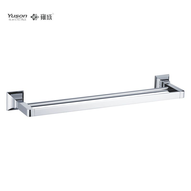 11124D Sleek Bathroom accessories, 2-Pole Towel bars, 24”, Towel holder, Zinc/Brass/SUS Towel holder, wall- mounted(Series 11100)