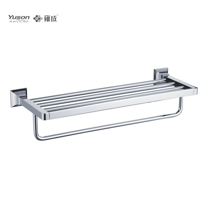 11162 Sleek Bathroom accessories, Towel shelves, Towel rack, Zinc/Brass/SUS Towel holder, wall- mounted(Series 11100)