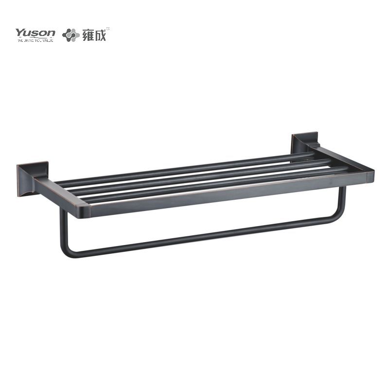 11162 Sleek Bathroom accessories, Towel shelves, Towel rack, Zinc/Brass/SUS Towel holder, wall- mounted(Series 11100)