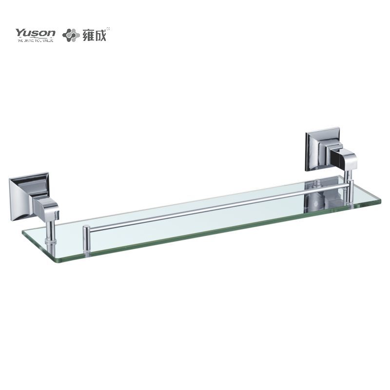 11187 Sleek Bathroom accessories, Towel shelves, Storage shelf, Glass shelf, Tempered Glass, wall- mounted(Series 11100)