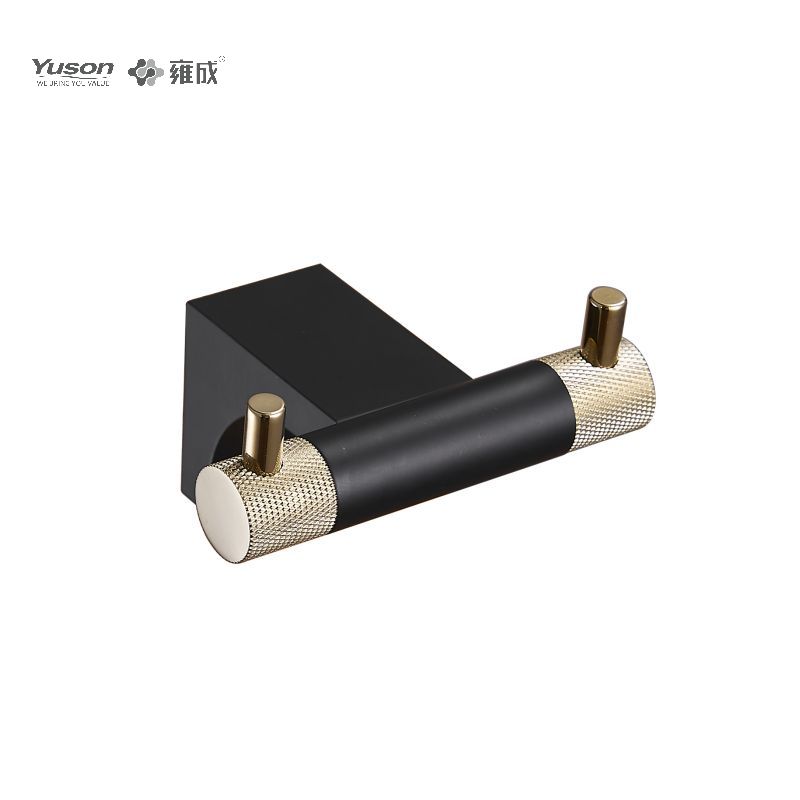 12488 Sleek Bathroom accessories, Robe hook, Zinc/Brass/SUS robe hook, wall- mounted(Series 12400)