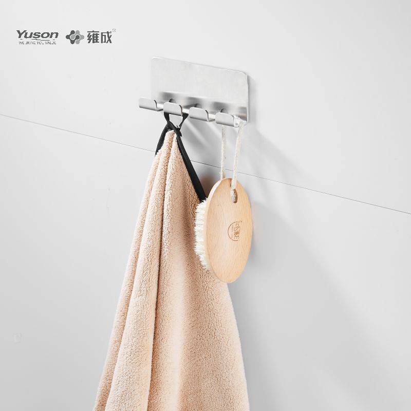 12588T Sleek Bathroom accessories, Robe hook, Zinc/Brass/SUS robe hook, wall- mounted(Series 12500)