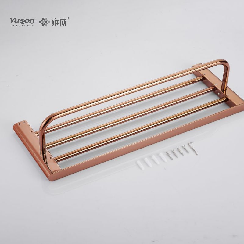 12662 Sleek Bathroom accessories, Towel shelves, Towel rack, Zinc/Brass/SUS Towel holder, wall- mounted(Series 12600)