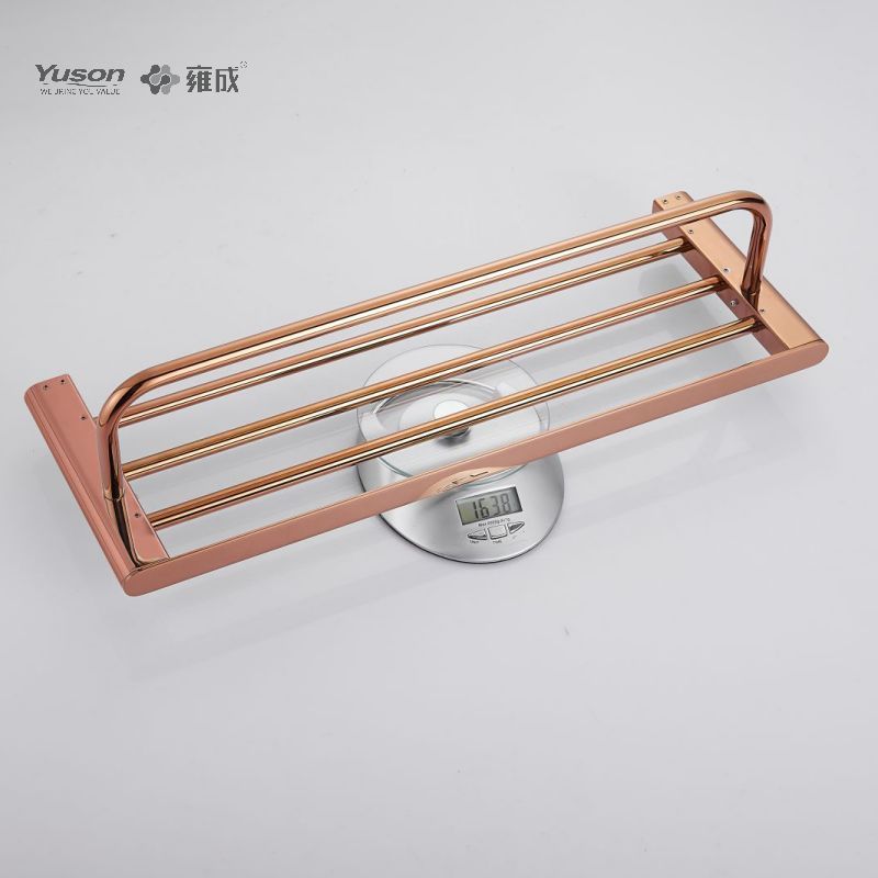 12662 Sleek Bathroom accessories, Towel shelves, Towel rack, Zinc/Brass/SUS Towel holder, wall- mounted(Series 12600)