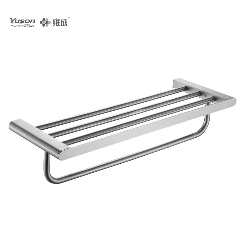 12662 Sleek Bathroom accessories, Towel shelves, Towel rack, Zinc/Brass/SUS Towel holder, wall- mounted(Series 12600)